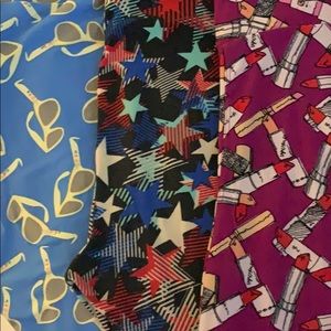 Lularoe leggings - set of 3 - tall and curvy